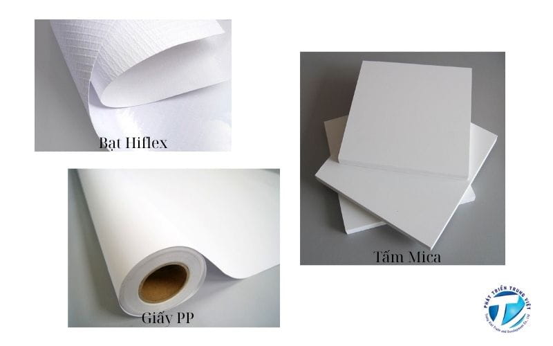 Một số chất liệu làm banner quảng cáo 